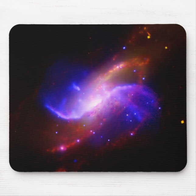 M106 Spiralgalaxie-Emission NASA Mousepad (Vorne)