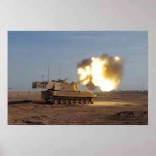 M109A6 Howitzer Poster