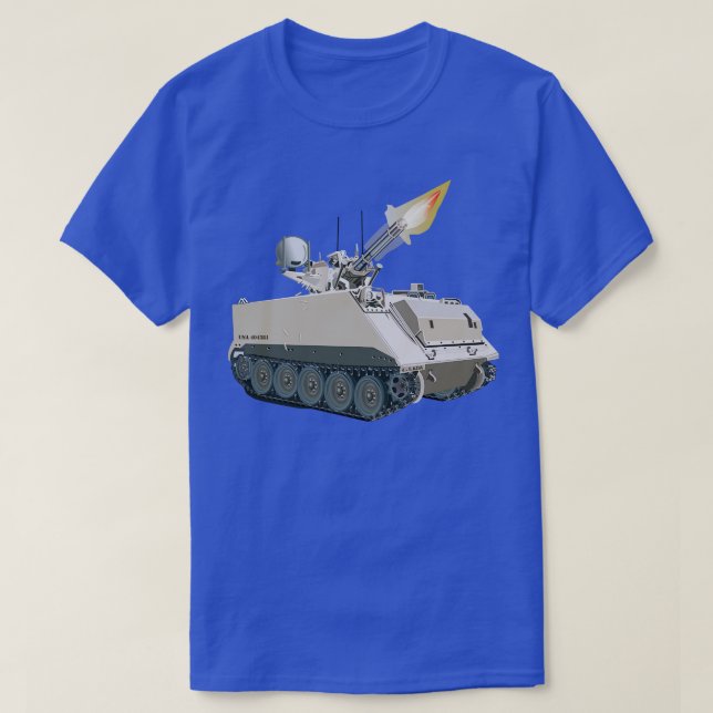 M163 Vulcan Air Defense System VADS X T-Shirt (Design vorne)