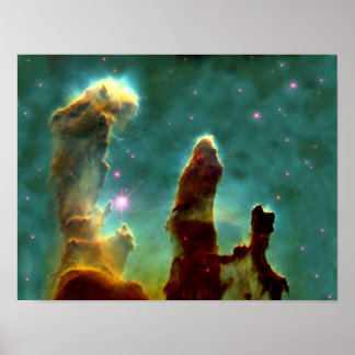 M16 Adlernebel oder Säulen der Schöpfung Poster