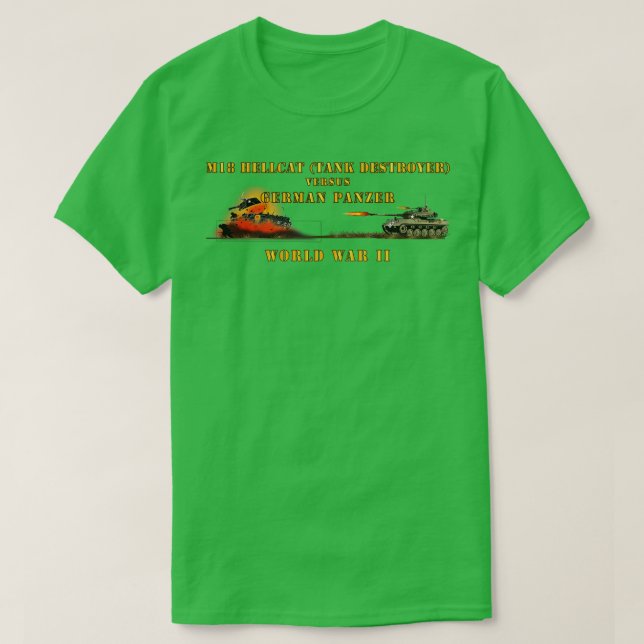M18 HellCat des Zweiten Weltkriegs - Ermordung des T-Shirt (Design vorne)