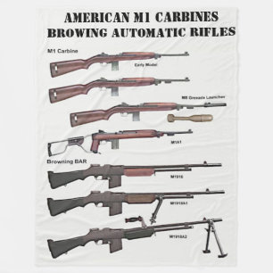 M1 CARBINES & BAR FLEECEDECKE