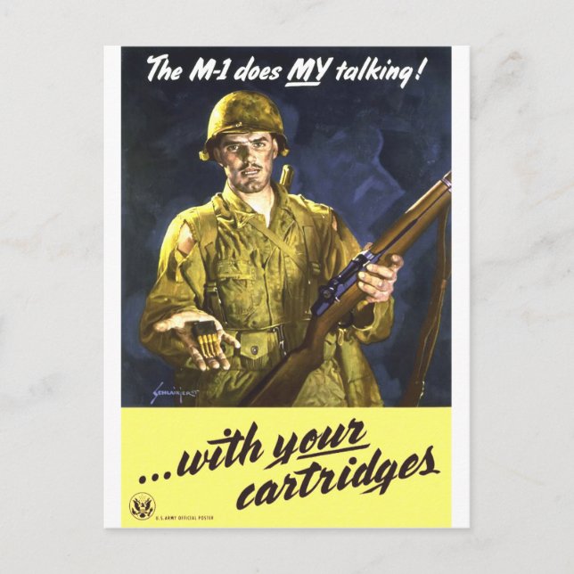 M1 spricht für mich postkarte (Vorderseite)