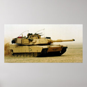 M1A1 Abrams Behälter Poster