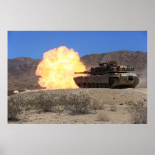 M1A1 Abrams Hauptkampftank Poster