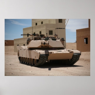 M1A1 Abrams Hauptkampftank Poster