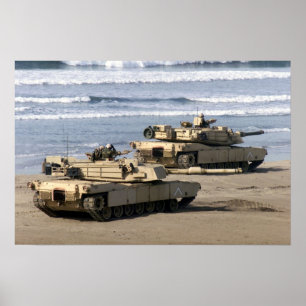 M1A1 Abrams Hauptpanzer Poster