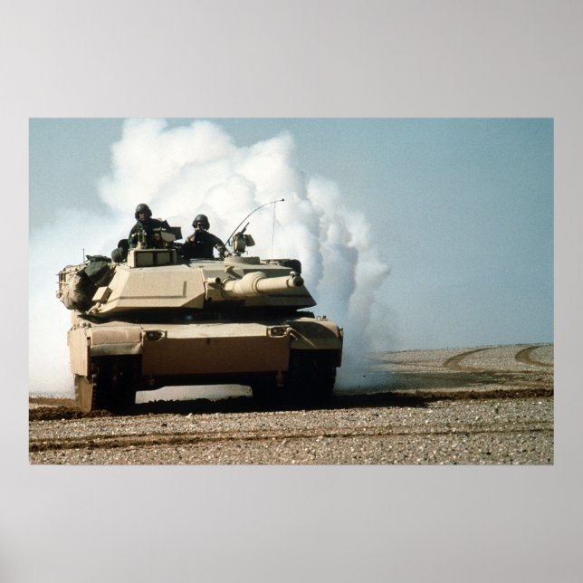 M1A1 Abrams Tank Poster (Vorne)