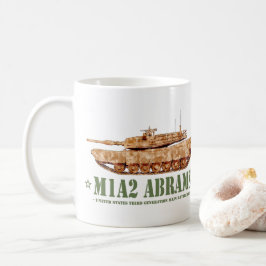M1A2 Abrams US MBT Tank Desert Storm Veteran Kaffeetasse
