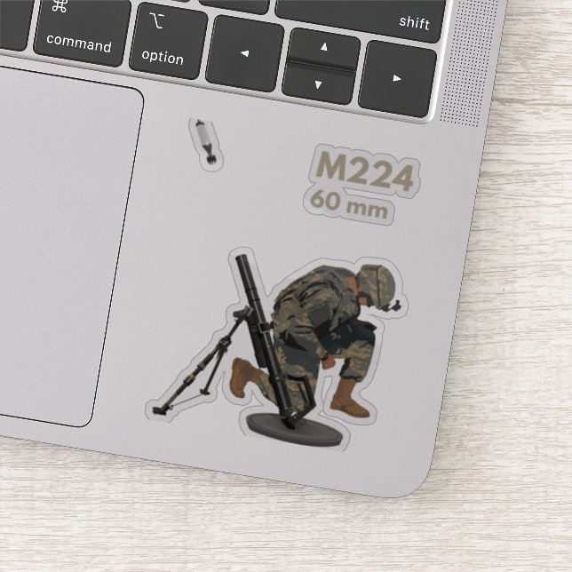 M224 Mortar mit Gunner Aufkleber (Detail)