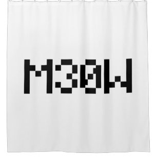 M30W [Leetspeak Animal Sounds] Duschvorhang