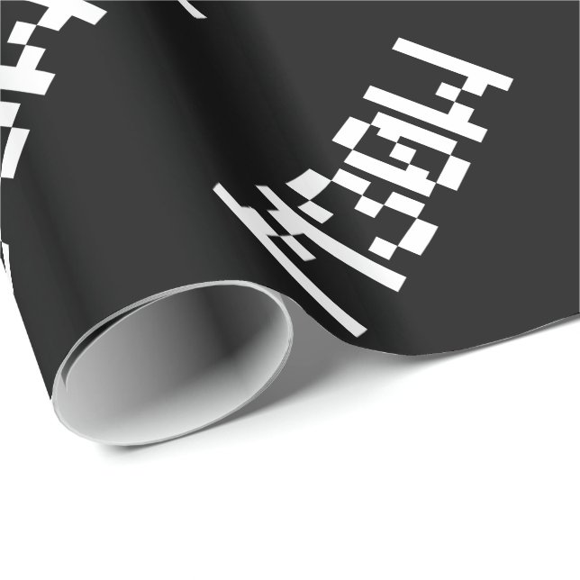 M30W [Leetspeak Animal Sounds] Geschenkpapier (Rolleneckpunkt)