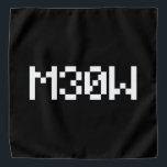 M30W [Leetspeak Animal Sounds] Halstuch<br><div class="desc">MEOW Globe Trotters ist auf die Idiosynkratie von überall auf der Welt spezialisiert. Hier finden Sie einzigartige Grußkarten,  Postkarten,  Poster,  Mousepads und mehr.</div>