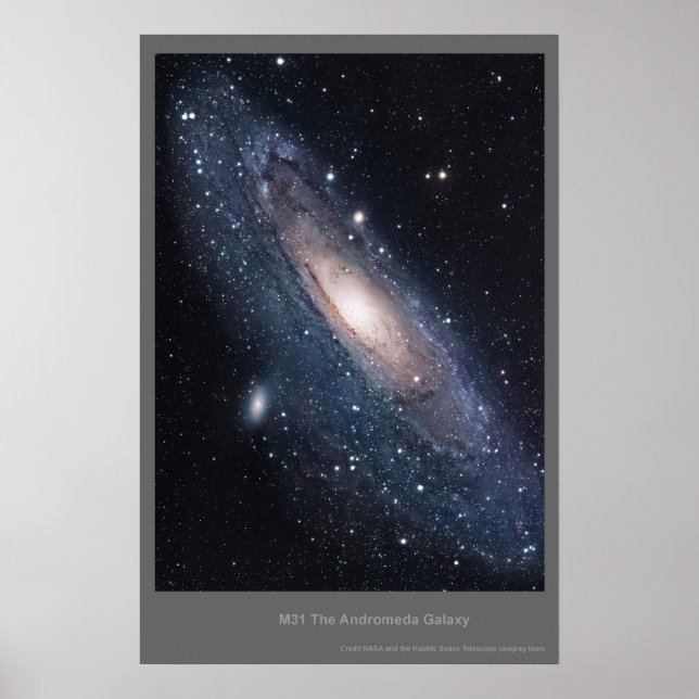 M31 Andromeda Galaxy Poster (Vorne)