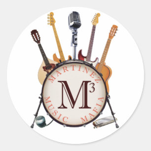 M3 STICKER! RUNDER AUFKLEBER