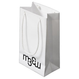 m3galleryStudio Monogramm kleine Glossartentasche Geschenktüte