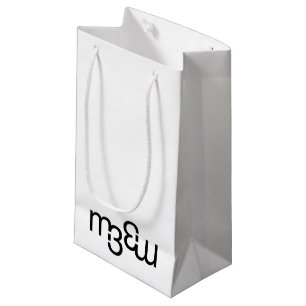 m3galleryStudio Monogramm kleine Glossartentasche Geschenktüte