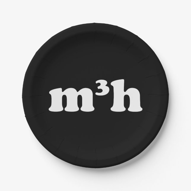 m3h pappteller (Vorderseite)