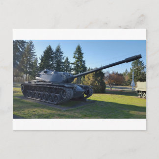 M48-Panzer Patton Historisches Militärfahrzeug  Postkarte