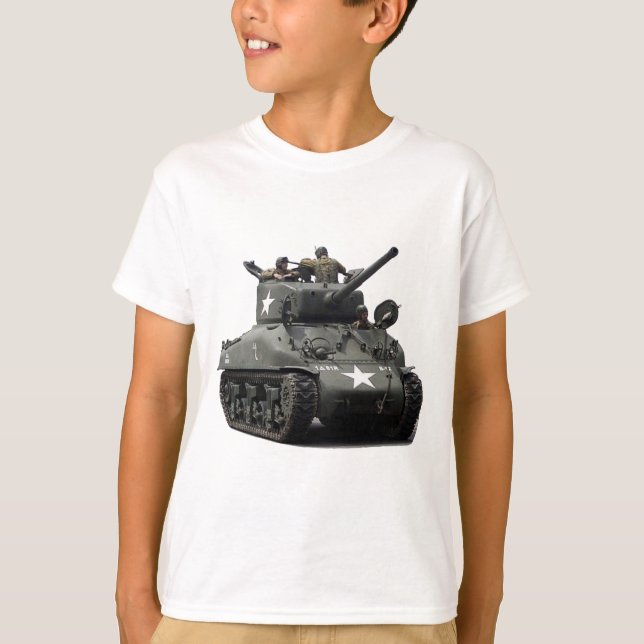 M4 Sherman Behälter T-Shirt (Vorderseite)