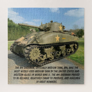 M4 SHERMAN TANK   PUZZLE