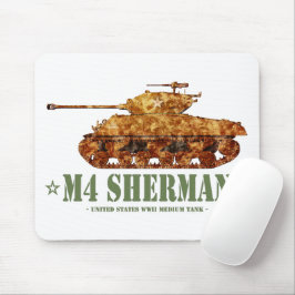 M4 Sherman Weltkrieg Zweiter Amerikanischer Mittel Mousepad