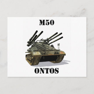M50 Ontos Postkarte