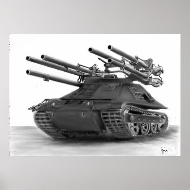 M50 Tankbild Ontos Poster (Vorne)