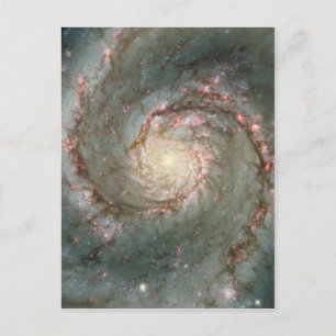M51 Whirlpool Galaxy Postkarte Wissenschaft Gesche