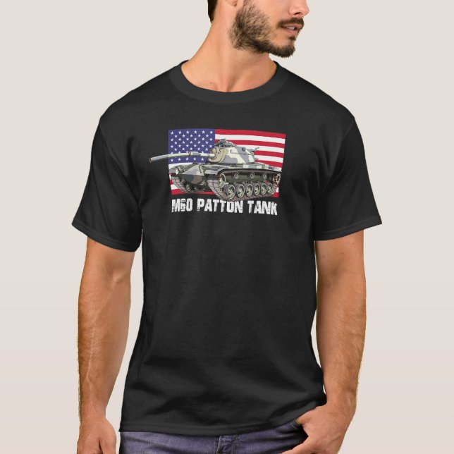 M60 Patton Tank American USA Flag (Vorderseite)