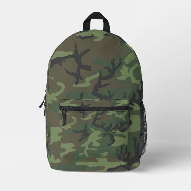 "M81" Camouflage-Rucksack Bedruckter Rucksack (Vorderseite)