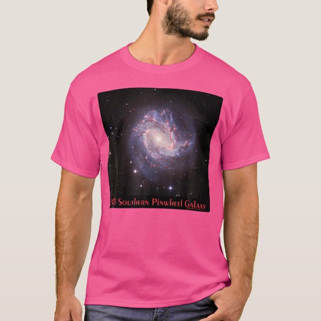 M83 Southern Pinwheel Galaxy Messier 83 Space Astr T-Shirt (Vorderseite)