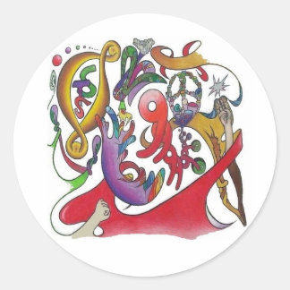 M9-Aufkleber Runder Aufkleber