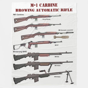 M-1 CARBINE und BAR Fleecedecke