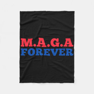 M.a.g.a. für immer  fleecedecke