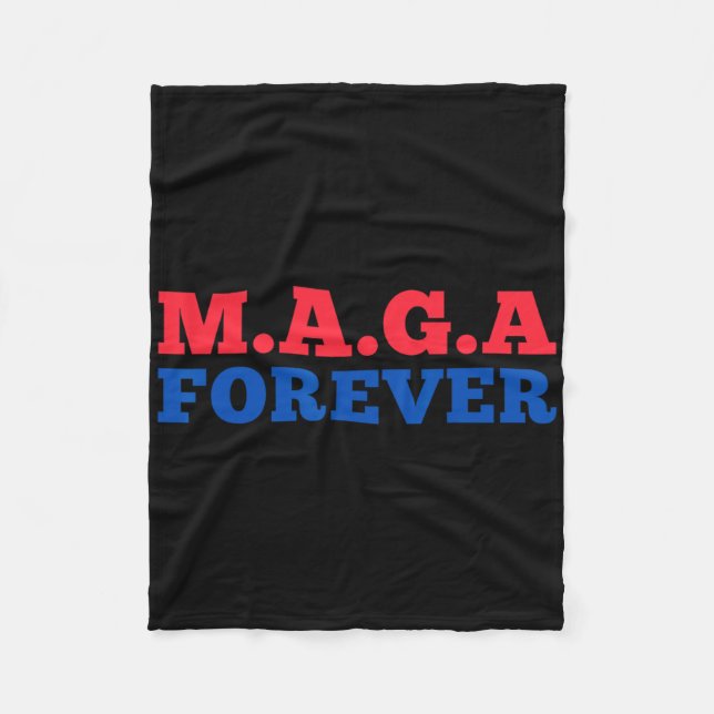 M.a.g.a. für immer  fleecedecke (Vorderseite)