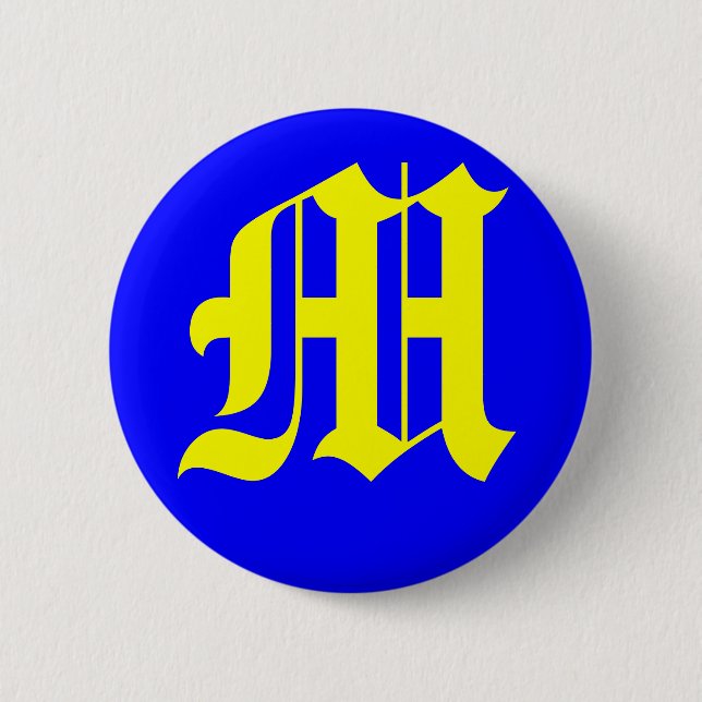 M - ALTES ENGLISCH BUTTON (Vorderseite)