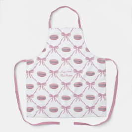 M Benutzerdefinierte rosa Macarons Frilly Coquette Schürze