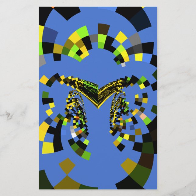 M Blau Briefpapier (Vorderseite)