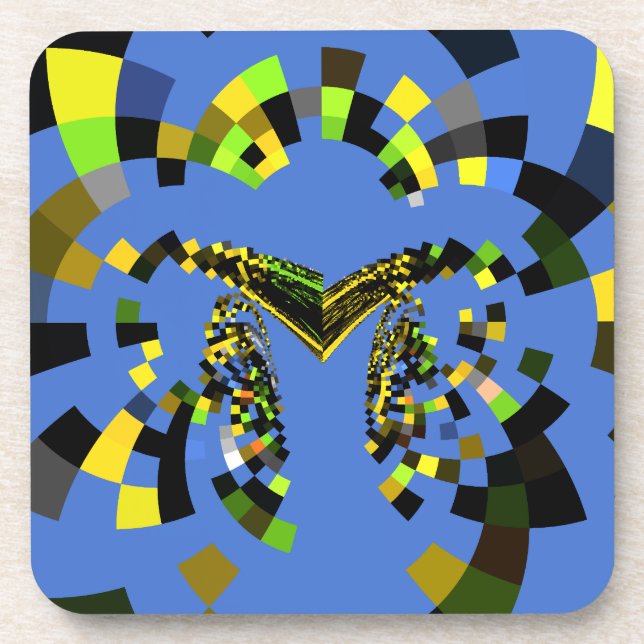 M Blau Getränkeuntersetzer (Vorderseite)