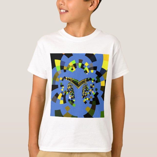 M Blau T-Shirt (Vorderseite)