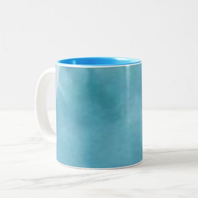 M blue zweifarbige tasse (Vorderseite Links)