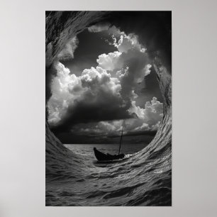 M.C. Escher Inspirierte Wiederholschiff Falling Po Poster