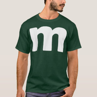 M Chocolate Candy Halloween Team Costume Funny Par T-Shirt