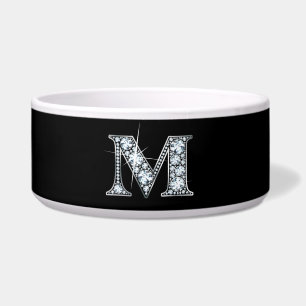 M "Diamond Bling" Pet Bowl Napf