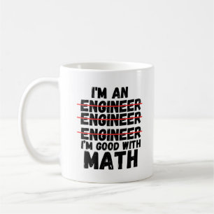 'm ein Ingenieur gut in Mathe Kaffeetasse