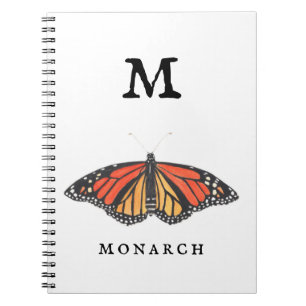 "M" für den Monarch Notizblock