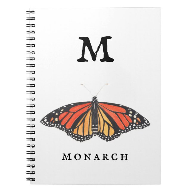 "M" für den Monarch Notizblock (Vorderseite)