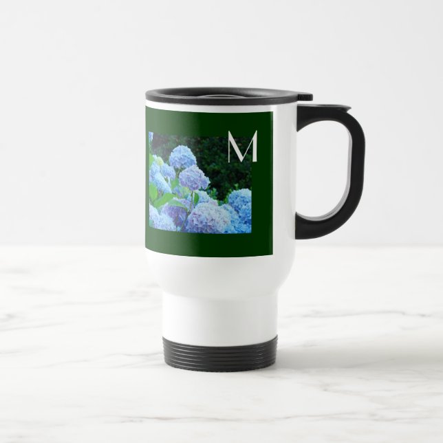M für Mama Reisecoffee Mugs Hydrangea Blume Reisebecher (Rechts)