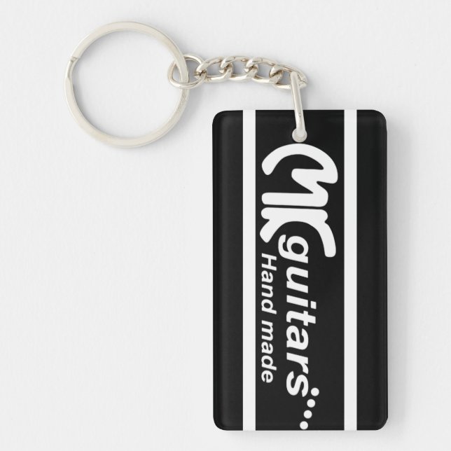 M-Gitarren-Schlüsselanhänger Schlüsselanhänger (Vorderseite)